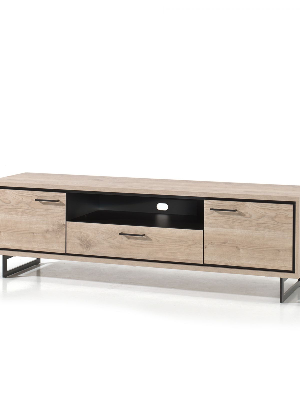 Meuble tv grand 2 portes - 1 tiroir - 1 niche