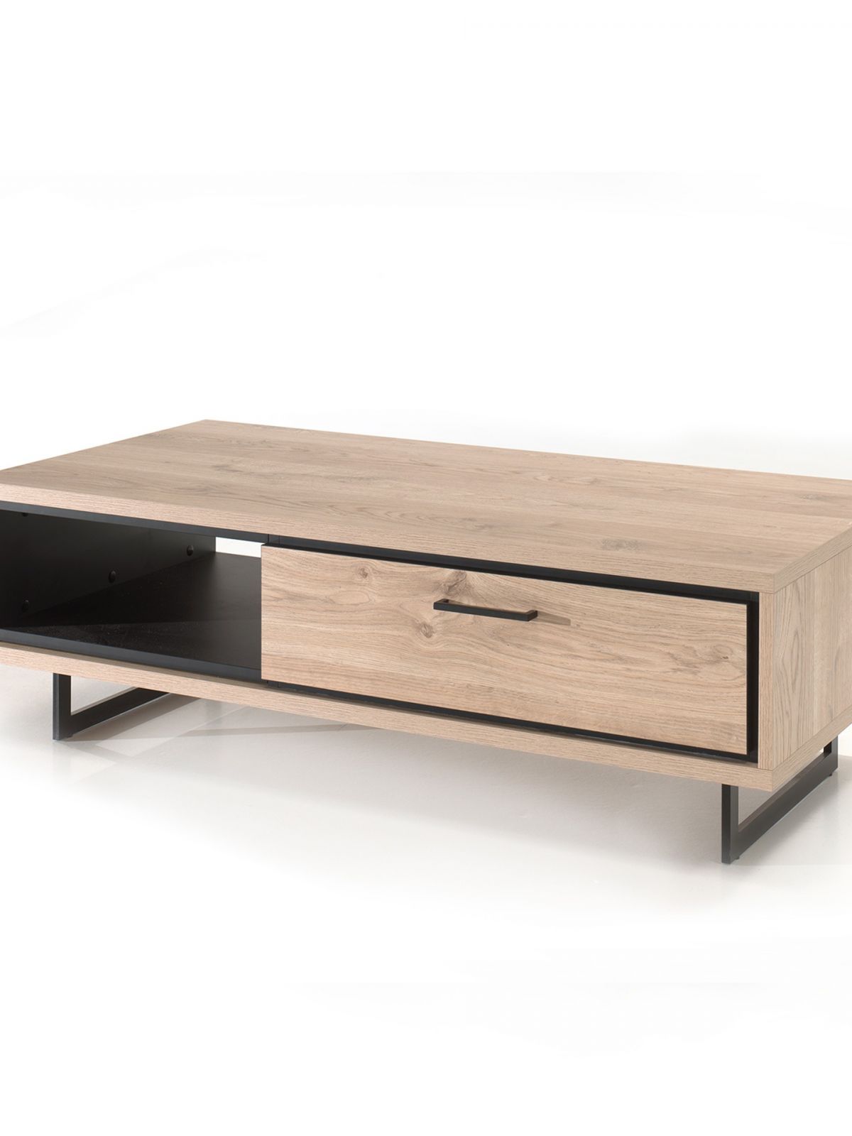 Table basse rectangulaire 1 tiroir - 1 niche