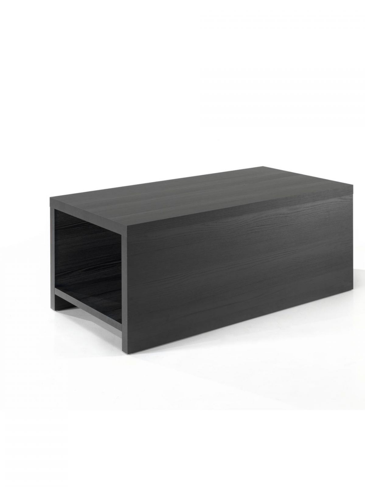 Table basse rectangulaire avec étagère