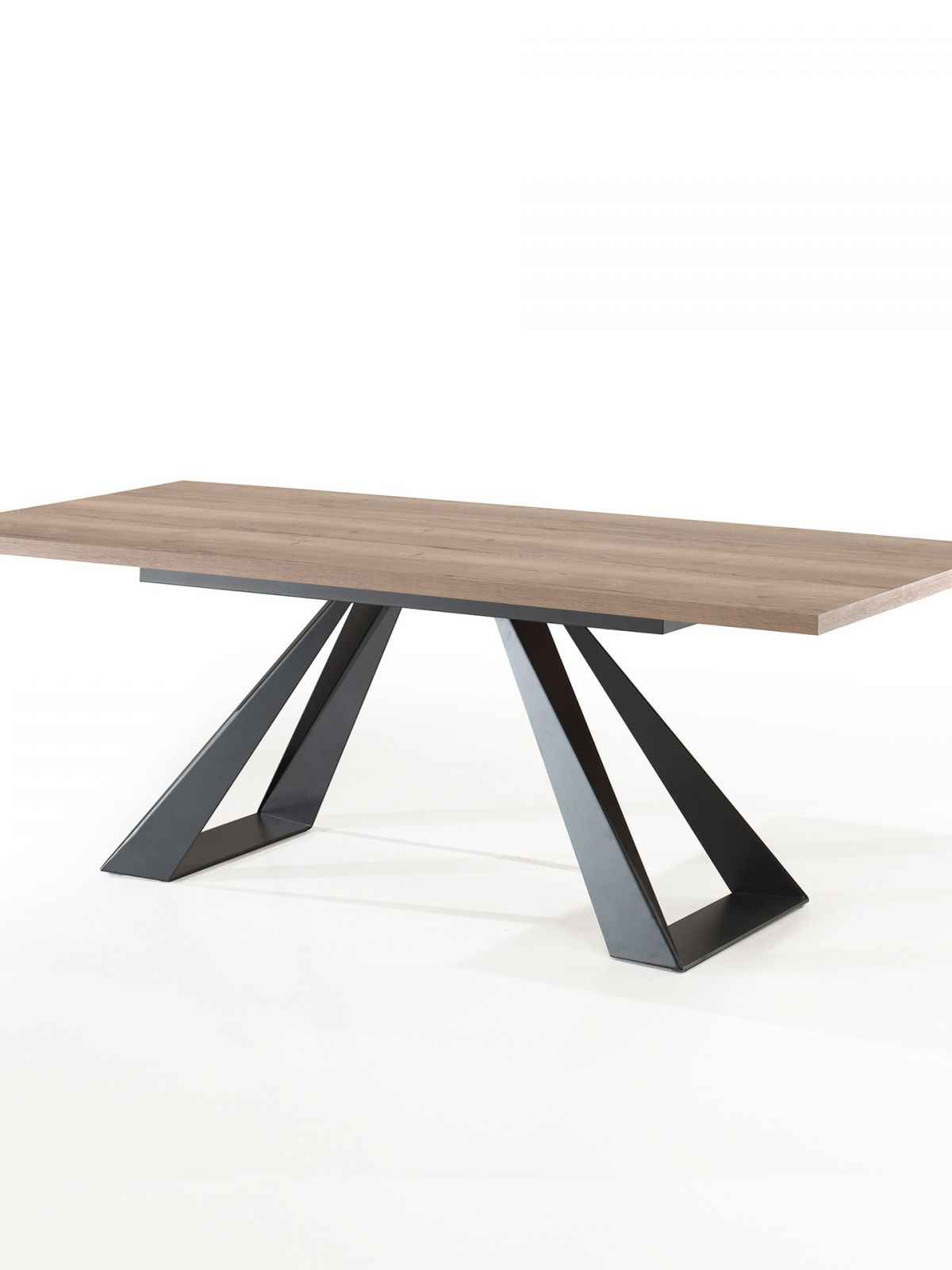 Table fixe rectangulaire A-pied - 2,2m