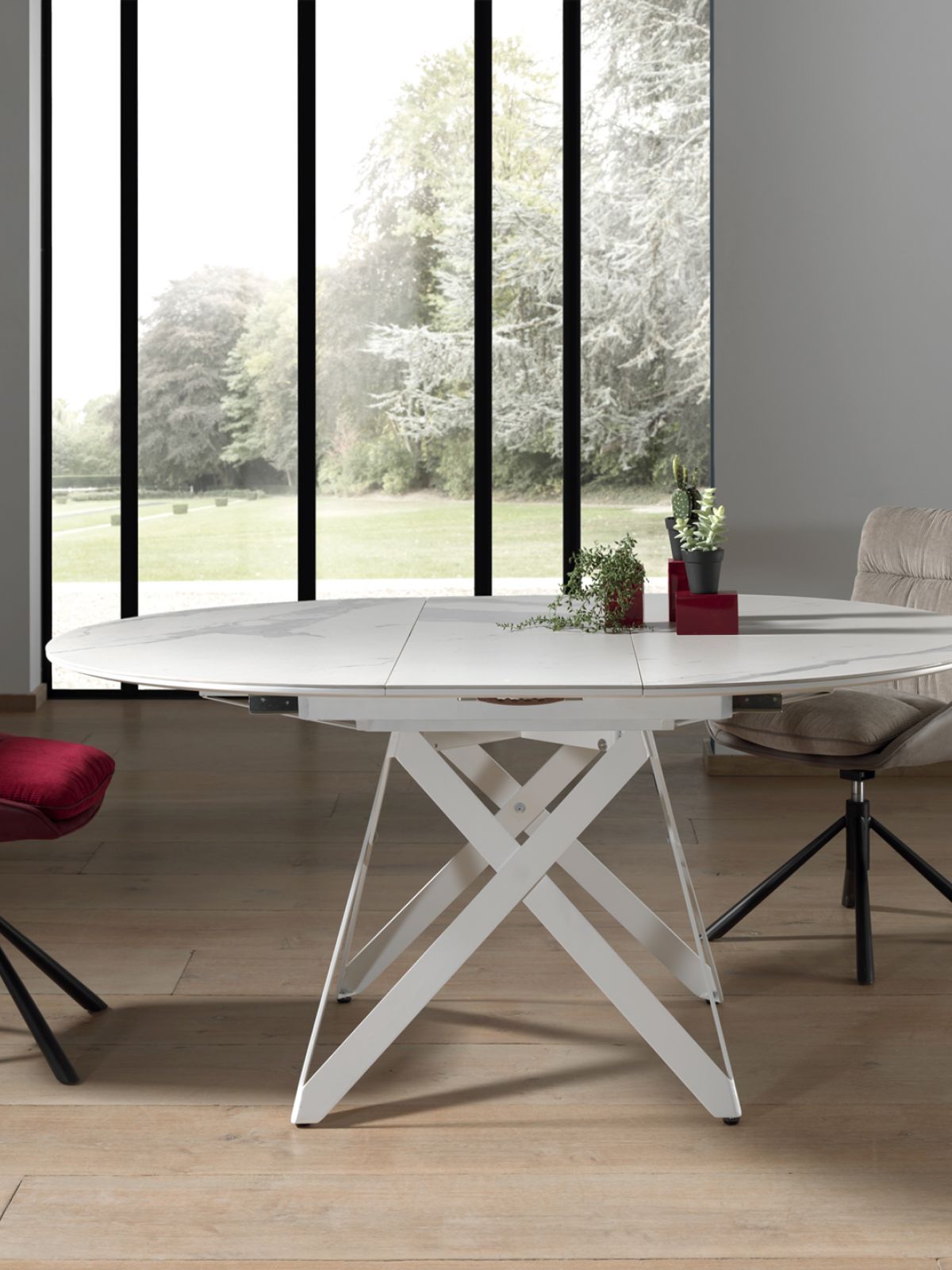 Table avec allonge Artémis 