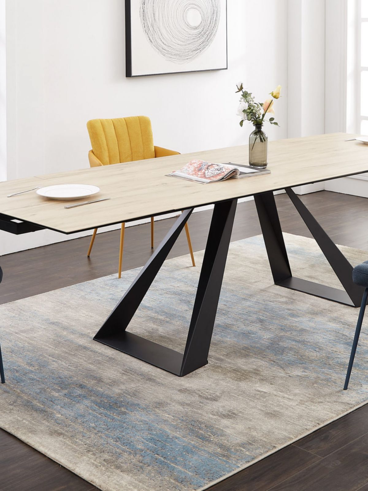 Table avec allonge Botanique