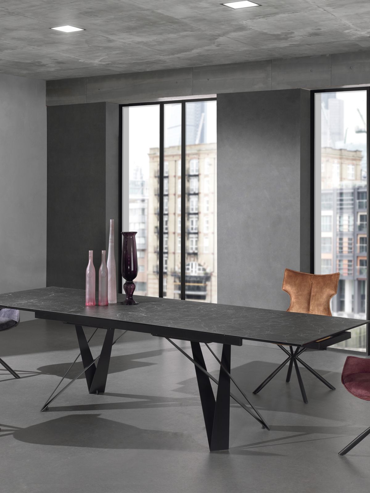 Table avec allonge Eros 