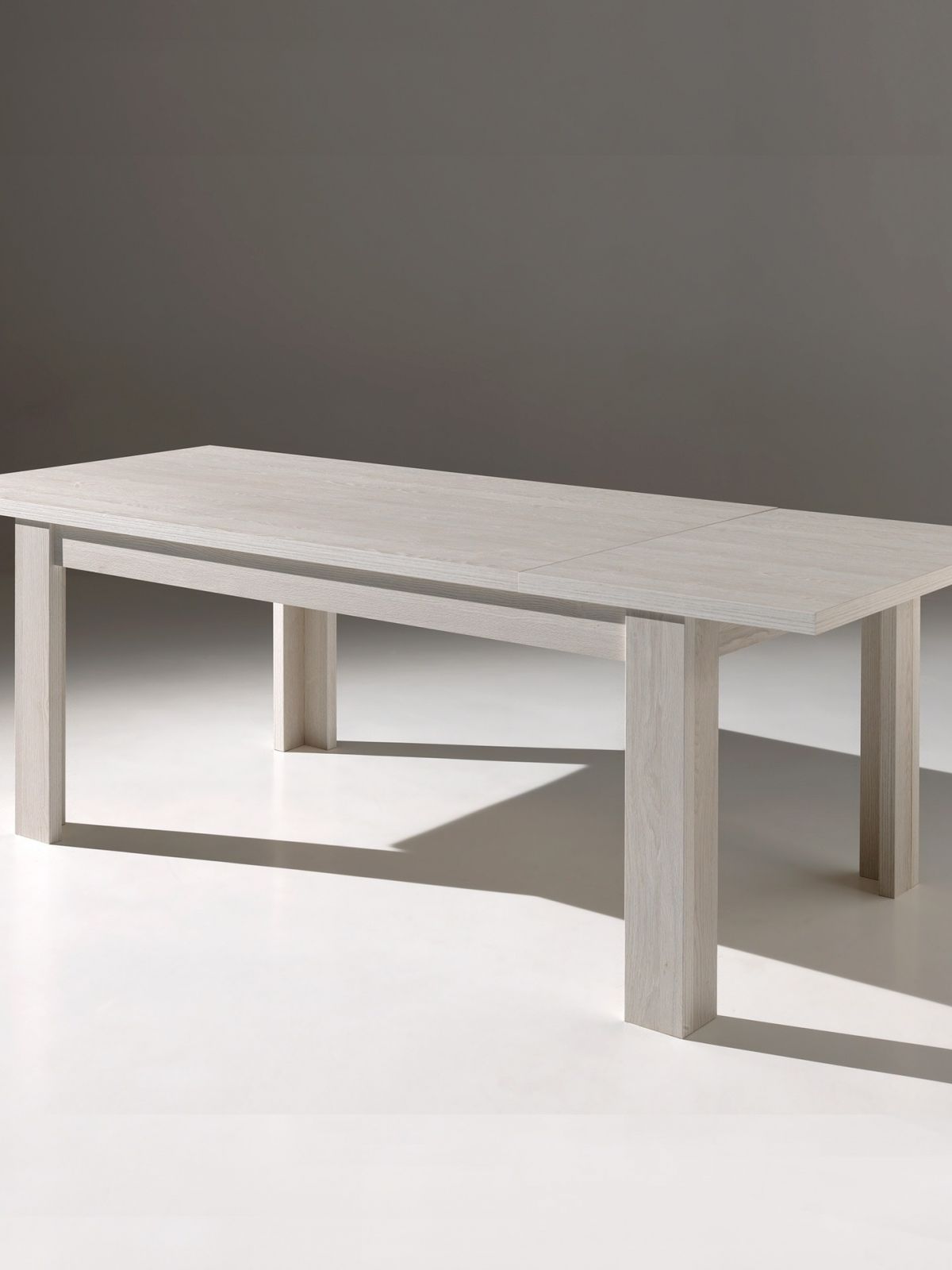 Table avec allonge rectangulaire 2m