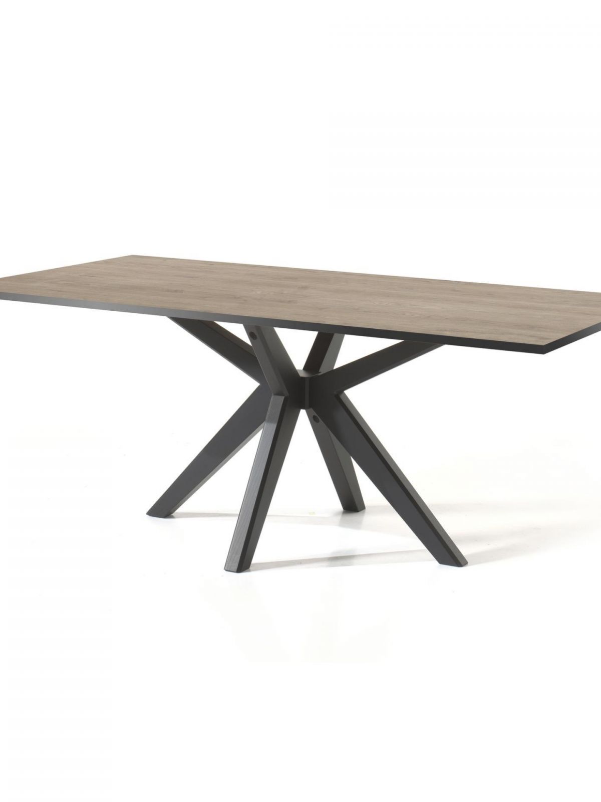 Table fixe 2,20m pied massif central croisé