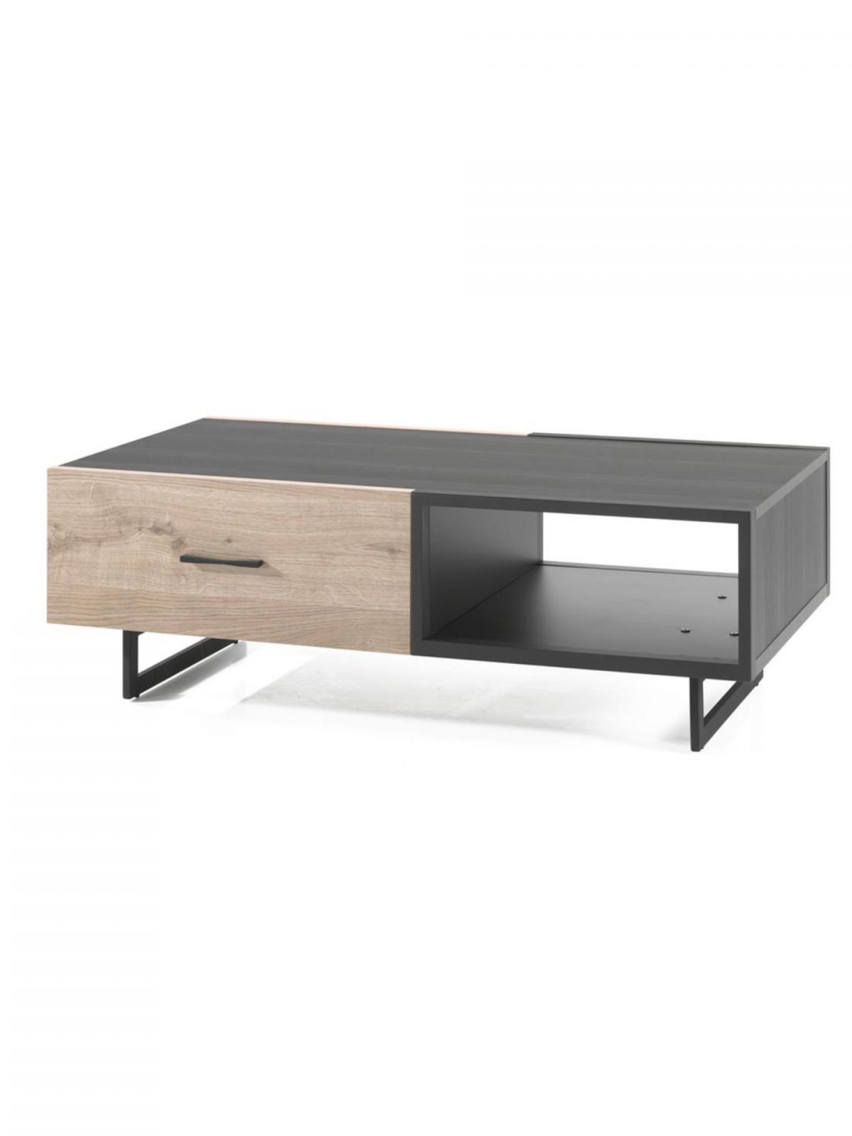 Table basse rectangulaire 1 tiroir - 1 niche
