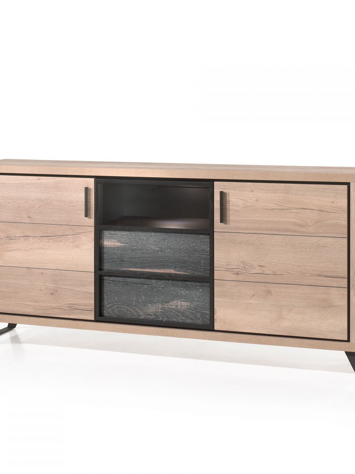 Enfilade 3 portes - 1 niche - led