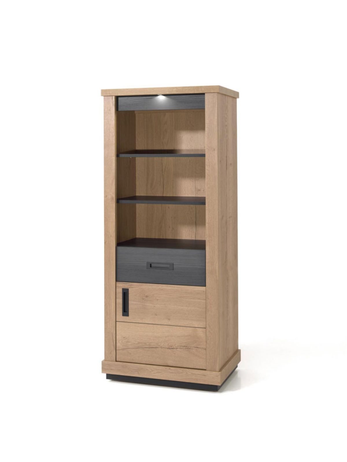 Colonne porte - 1 tiroir - 1 niche - led